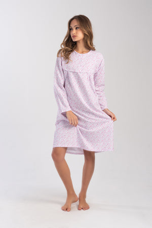 Woman Mesta Cotton Grandma Nightgown