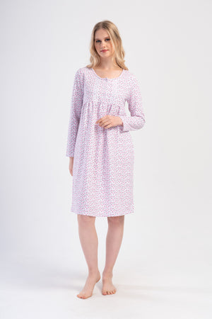 KADIN PATLI UZUN KOL IKI IPLIK GECELIK 161711 - Vienetta1.GrupBLUE