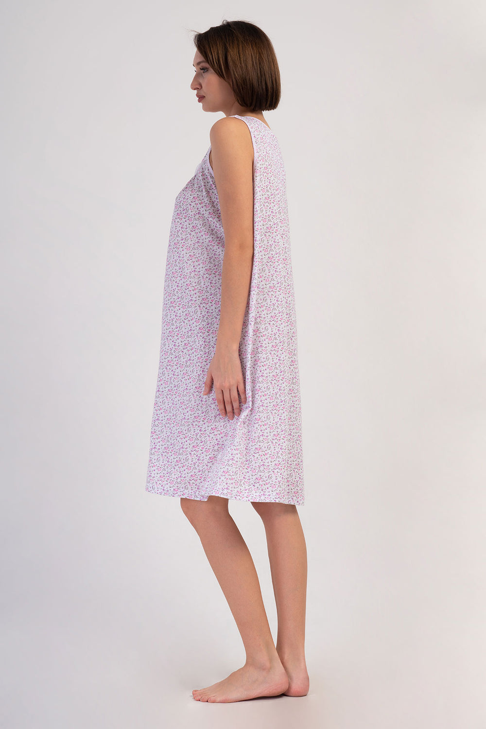 KADIN SUPREM XXL GENIS ASKILI KISA BOY GECELIK 161775 - Vienetta1.GrupPEMBE