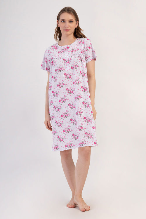 KADIN SUPREM KISA KOL KISA BOY GECELIK 161779 - Vienetta1.GrupPEMBE