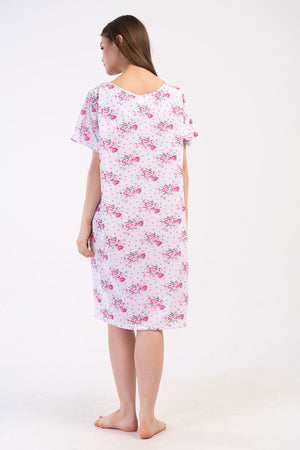 KADIN SUPREM XXL KISA KOL KISA BOY GECELIK 161784 - Vienetta1.GrupPEMBE