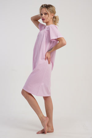 KADIN SUPREM KISA KOL KISA BOY MARAS GECELIK 161885 - Vienetta1.GrupA.MAVI