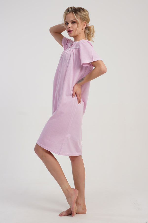 KADIN SUPREM KISA KOL KISA BOY MARAS GECELIK 161885 - Vienetta1.GrupA.MAVI