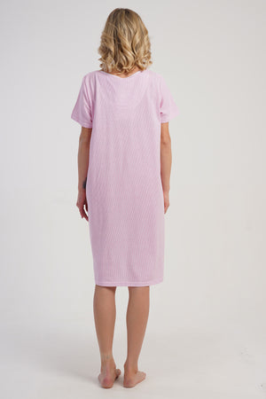 KADIN SUPREM KISA KOL KISA BOY MARAS GECELIK 161885 - Vienetta1.GrupA.MAVI