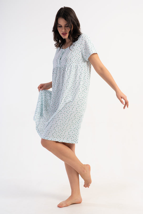 KADIN SUPREM KISA KOL KISA BOY MARAS GECELIK 161887 - Vienetta1.GrupFUSYA