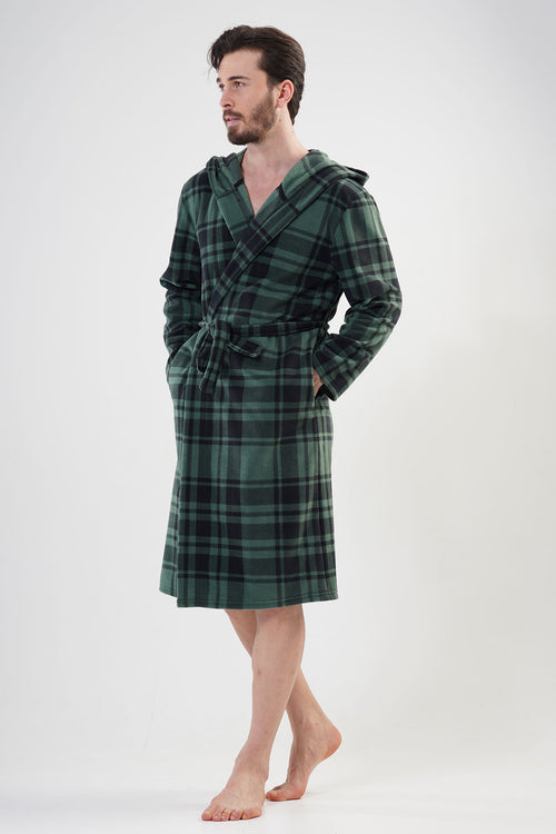 ERKEK POLAR UZUN KOL UZUN SABAHLIK 201022 - Vienetta1.GrupSIYAH