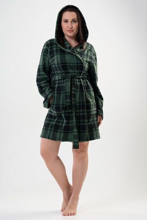 KADIN POLAR XXL KAPSONLU UZUN KOL KISA SABAHLIK 201025 - Vienetta1.GrupSIYAH