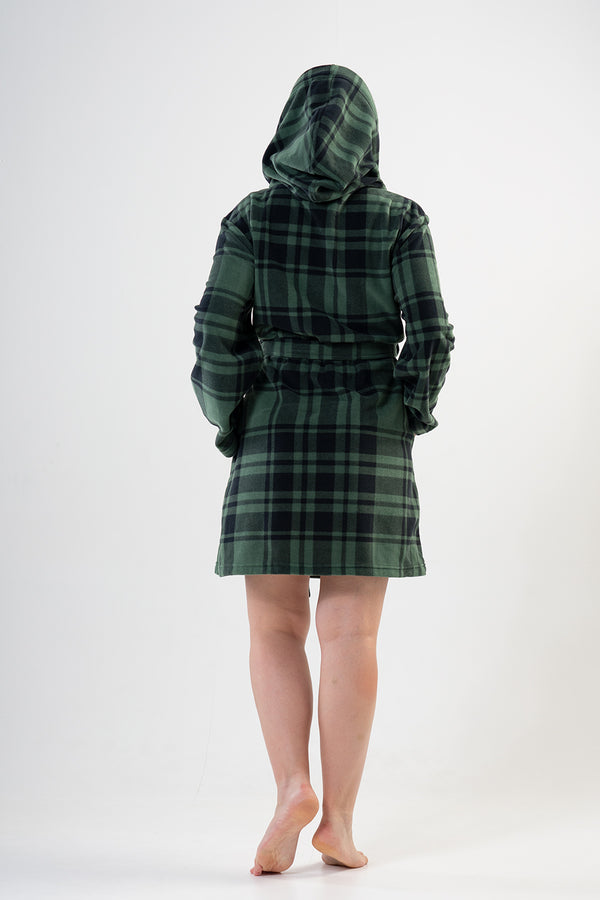 KADIN POLAR XXL KAPSONLU UZUN KOL KISA SABAHLIK 201025 - Vienetta1.GrupSIYAH