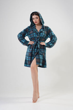 KADIN POLAR KAPSONLU UZUN KOL KISA SABAHLIK 201047 - Vienetta1.GrupPETROL