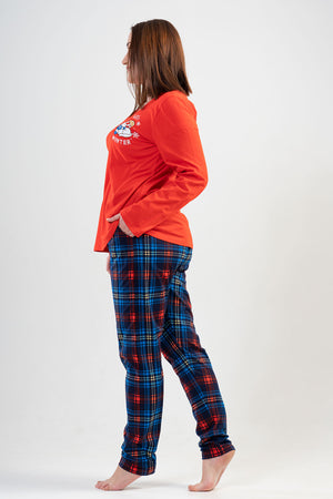 Woman Big Size Winter Pyjama Set