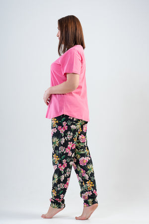 Woman Big Size Notice Pyjama Set