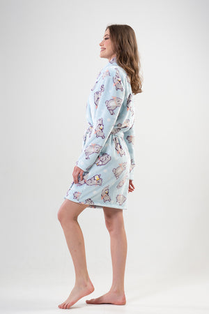 Woman Crystal Dressing Gown