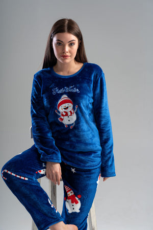 Woman Soft Christmas Pyjama Set
