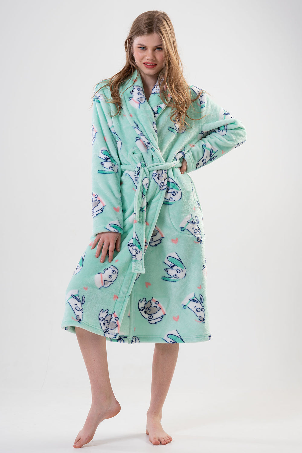 KADIN SOFT UZUN KOL UZUN SABAHLIK 202090