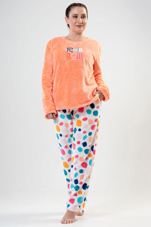 Woman Big Size Rainbow Pyjama Set