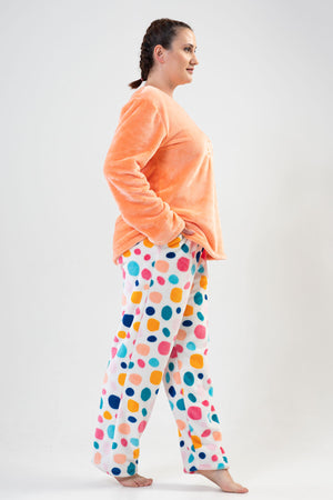 Woman Big Size Rainbow Pyjama Set