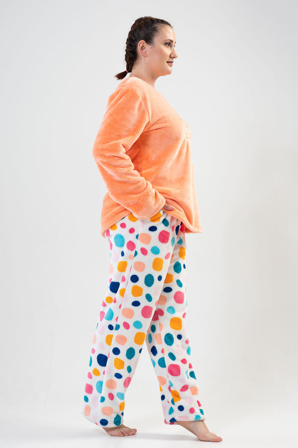Woman Big Size Rainbow Pyjama Set