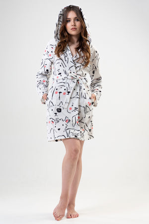 Woman Pure Dressing Gown