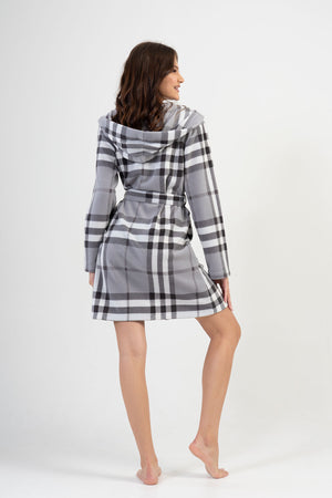 Woman Hoodie Dressing Gown