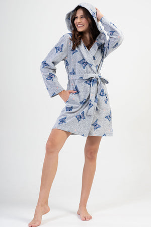 Woman Fleece Dressing Gown