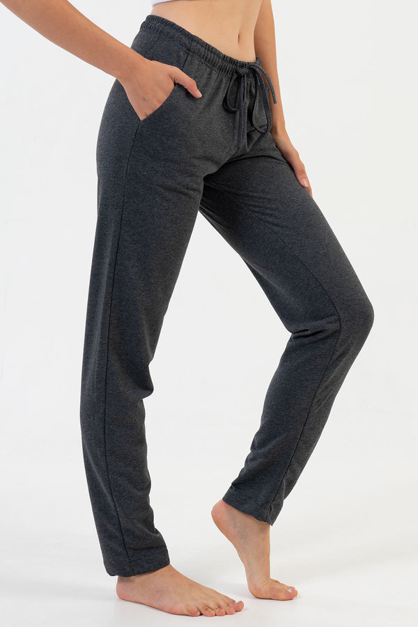 KADIN 2IPLIK CEPLI TEK ALT PIJAMA 204027 - Vienetta1.GrupMIX