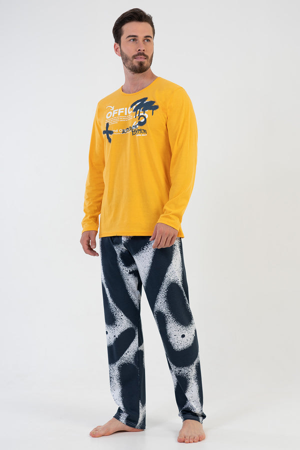 ERKEK SUPREM UZUN KOL PIJAMA TAKIM 206029