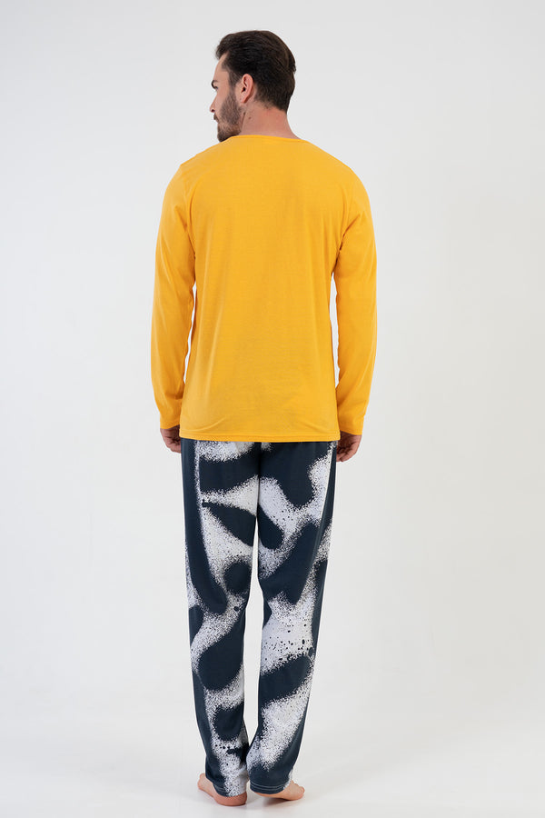 ERKEK SUPREM UZUN KOL PIJAMA TAKIM 206029