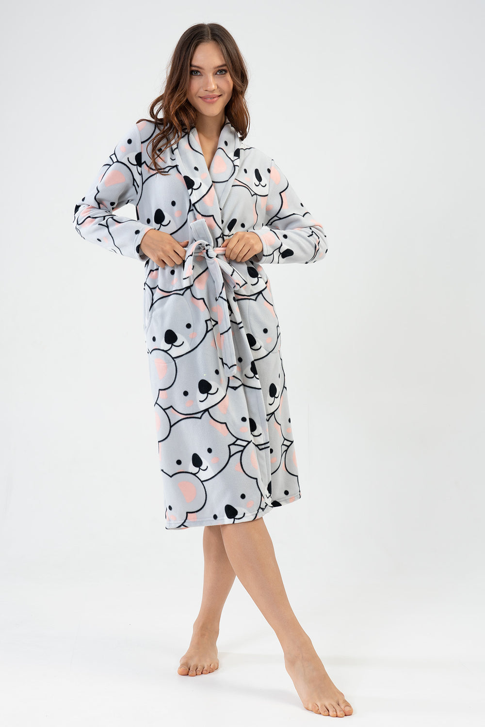 KADIN POLAR UZUN KOL UZUN SABAHLIK 209003