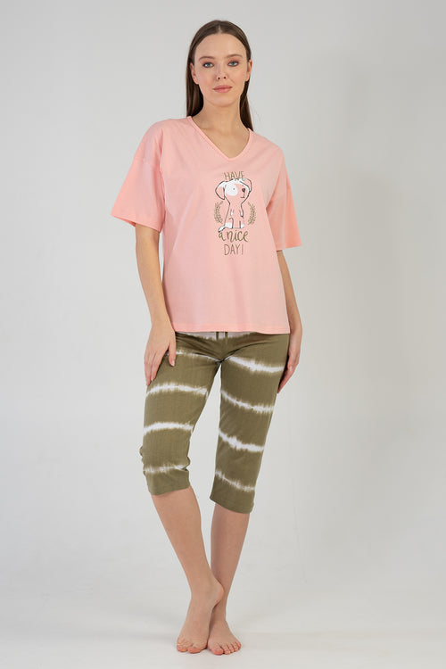 KADIN KISA KOL KAPRI TAKIM 210063 - Vienetta1.Grup14 - 1420TCX