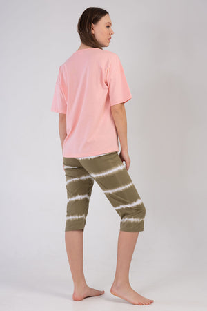 KADIN P.SUPREM V YAKA DUSUK OMUZLU KISA KOL KAPRI TAKIM - Vienetta1.Grup14 - 1420TCX