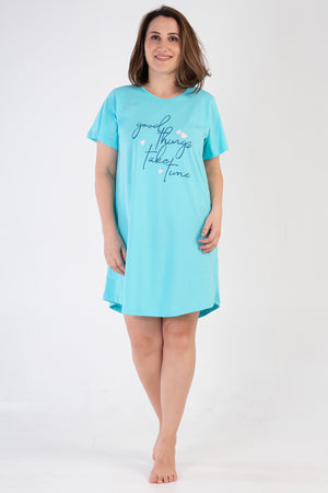 KADIN P.SUPREM XXL O YAKA KISA KOL ETEGI OVAL TUNIK