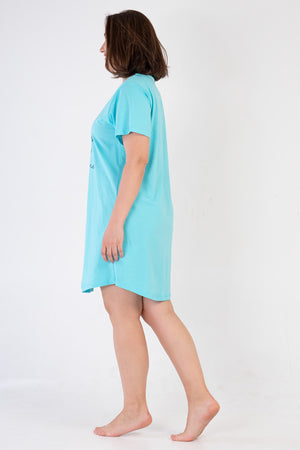 KADIN P.SUPREM XXL O YAKA KISA KOL ETEGI OVAL TUNIK