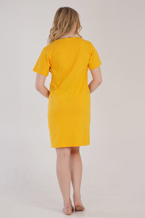 KADIN P.SUPREM CIFT PATLI KISA KOL HAMILE TUNIK