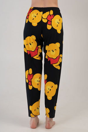 KADIN SUPREM TEK ALT PIJAMA 211623 - Vienetta1.GrupSIYAH