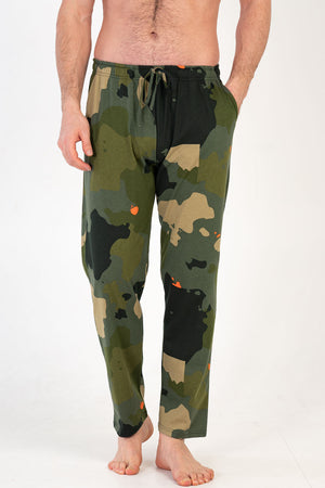 Man Big Size Camouflage Pyjama Separate