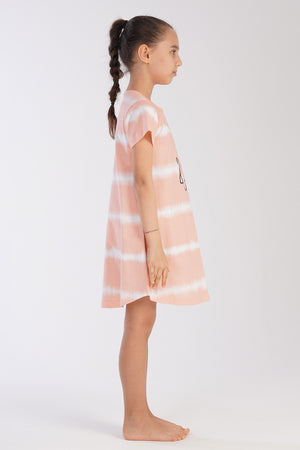 KIZ COCUK KISA KOL BUYUK YAS (9/10 - 15/16) TUNIK 212304 - Vienetta1.GrupPINK - BEYAZ