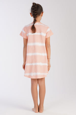 KIZ COCUK KISA KOL BUYUK YAS (9/10 - 15/16) TUNIK 212304 - Vienetta1.GrupPINK - BEYAZ