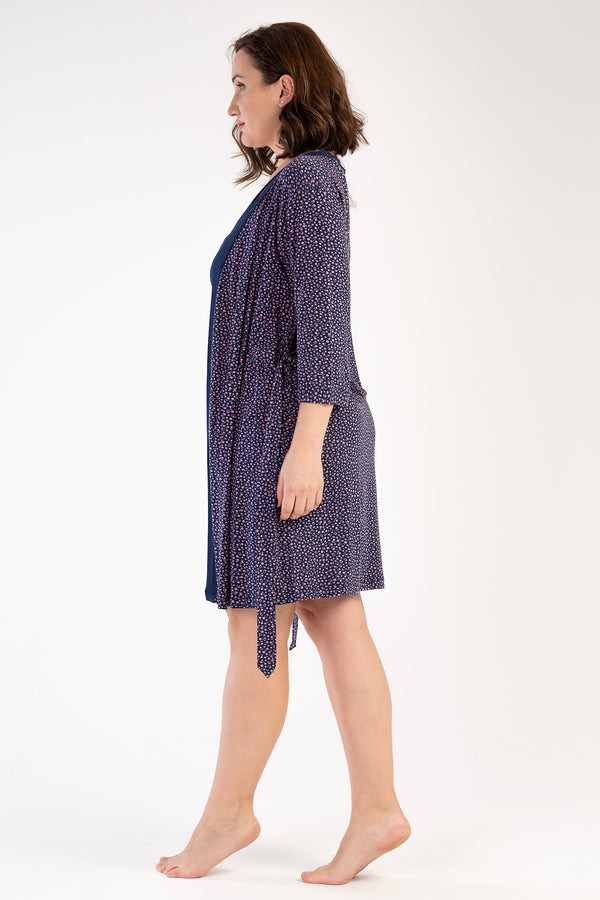 Woman Big Size Melody Dressing Gown Set
