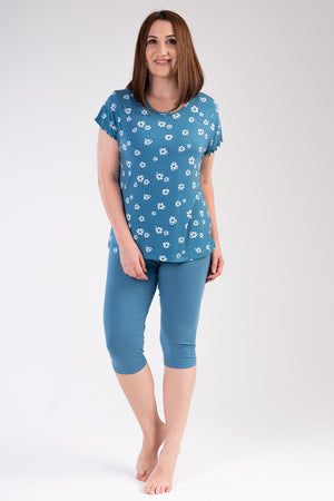 KADIN VISCON XXL KISA KOL KAPRI TAKIM 212388 - Vienetta1.Grup18 - 4025TCX