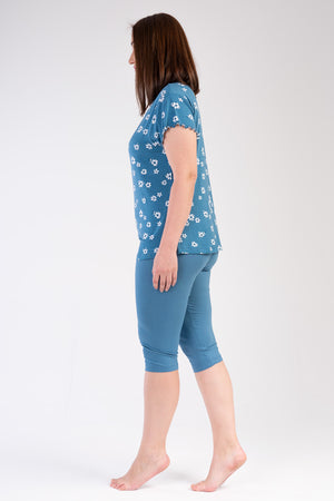 KADIN VISCON XXL KISA KOL KAPRI TAKIM 212388 - Vienetta1.Grup18 - 4025TCX