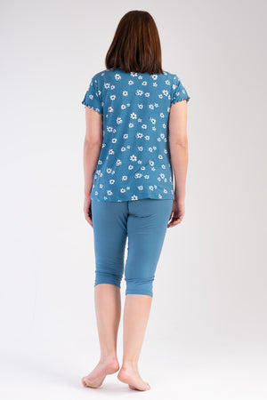 KADIN VISCON XXL KISA KOL KAPRI TAKIM 212388 - Vienetta1.Grup18 - 4025TCX