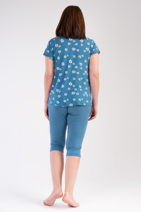 KADIN VISCON XXL KISA KOL KAPRI TAKIM 212388 - Vienetta1.Grup18 - 4025TCX