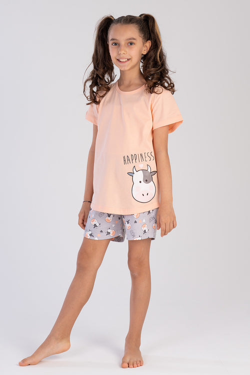 KIZ COCUK KISA KOL KUCUK YAS (1/2 - 7/8) SORT TAKIM 212410 - Vienetta1.Grup13 - 1318TCX