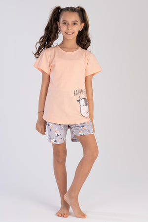 KIZ COCUK KISA KOL KUCUK YAS (1/2 - 7/8) SORT TAKIM 212410 - Vienetta1.Grup13 - 1318TCX