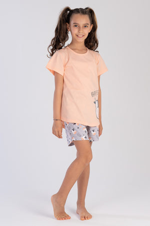 KIZ COCUK KISA KOL KUCUK YAS (1/2 - 7/8) SORT TAKIM 212410 - Vienetta1.Grup13 - 1318TCX