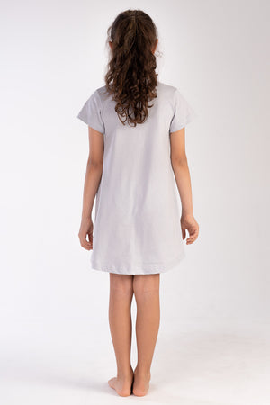 Kids' Girl Big Age Gray Tunic