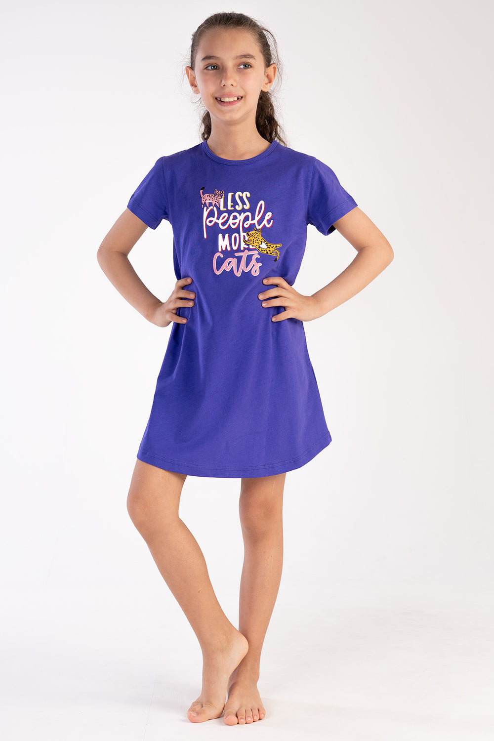 Kids' Girl Big Age Royal Blue Tunic