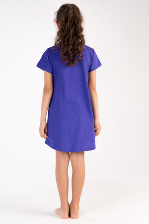 Kids' Girl Big Age Royal Blue Tunic