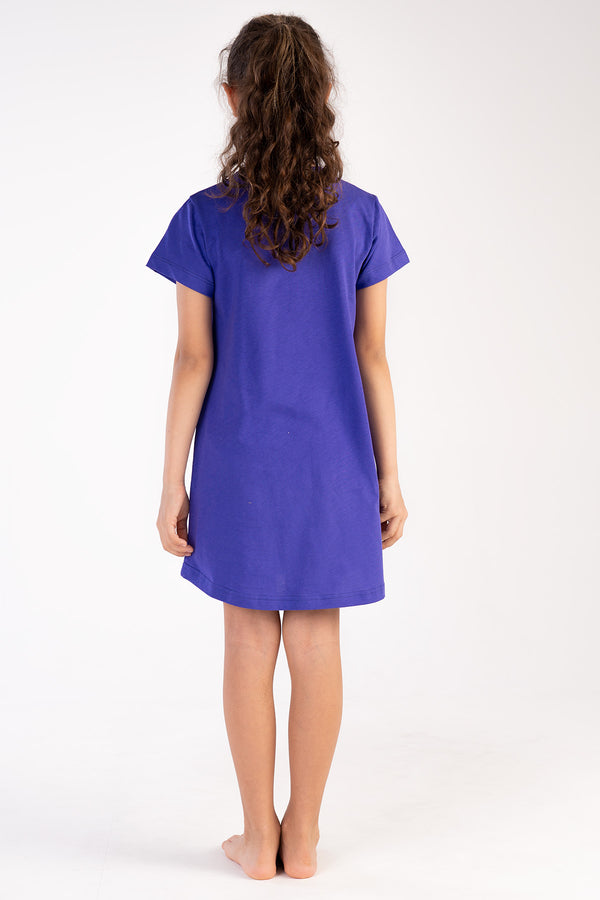 Kids' Girl Big Age Royal Blue Tunic