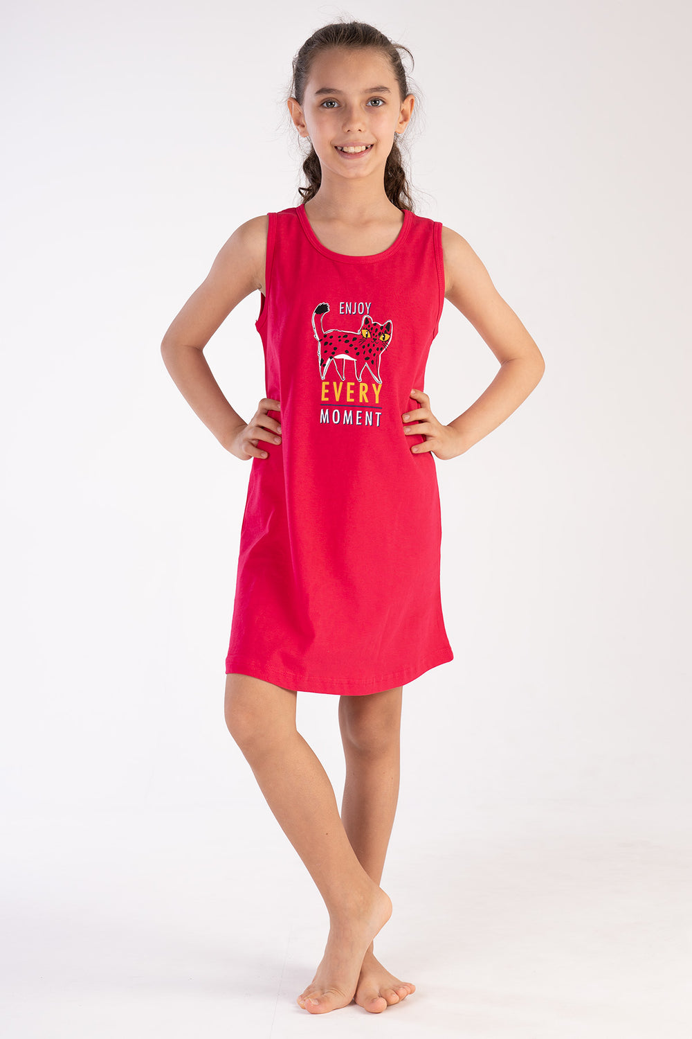 KIZ COCUK GENIS ASKILI KUCUK YAS (3/4 - 9/10) TUNIK 212511 - Vienetta1.Grup18 - 1760TCX